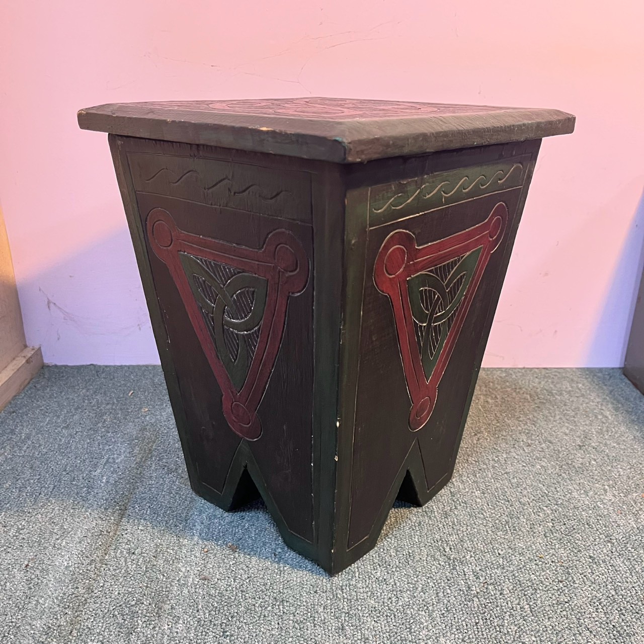 Indonesian stool seat 印尼木凳